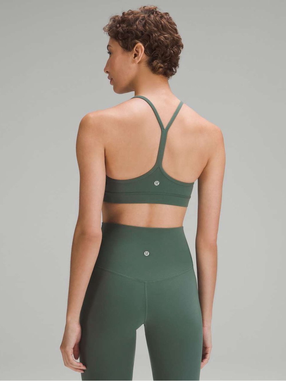 Lululemon Flow Y Bra Nulu Dark Forest Size 10 NWOT - Picture 5 of 5